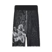 Sportieve Zwarte Shorts Y-3 , Black , Heren