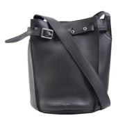 Pre-owned Leather celine-bags Celine Vintage , Black , Dames