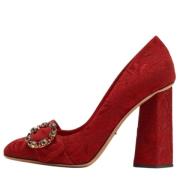 Pre-owned Fabric heels Dolce & Gabbana Pre-owned , Red , Dames