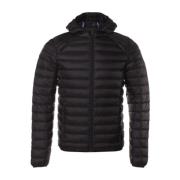 Gewatteerde jas met capuchon - Zwart Jott , Black , Heren