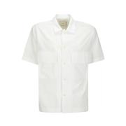 Short Sleeve Shirts Sacai , White , Heren