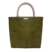 Pre-owned Leather dior-bags Dior Vintage , Green , Dames