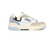 Wit Blauw Zand Sneakers Autry , Multicolor , Dames