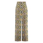 Trousers Etro , Green , Dames