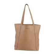 Pre-owned Leather totes Bvlgari Vintage , Brown , Dames