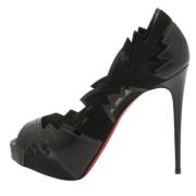 Pre-owned Mesh heels Christian Louboutin Pre-owned , Black , Dames