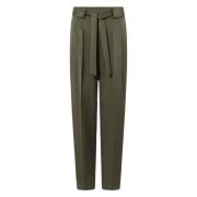 Wide Trousers Windsor , Green , Dames