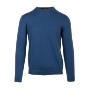 Avion Blue Sweater Daniele Fiesoli , Blue , Heren