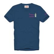 T-Shirts MC2 Saint Barth , Blue , Heren