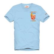 T-Shirts MC2 Saint Barth , Blue , Heren