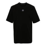 Zwarte Crescent Moon Katoenen T-shirt Marine Serre , Black , Heren