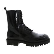 Lace-up Boots Moschino , Black , Heren