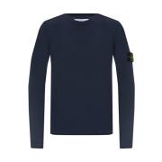 Trui met logo Stone Island , Blue , Heren