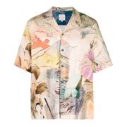 Multicolor Grafische Print Viscose Shirt Paul Smith , Multicolor , Her...