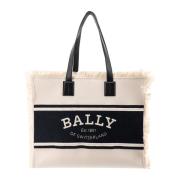 Tote Bags Bally , Beige , Dames