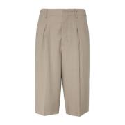 Long Shorts Ami Paris , Beige , Dames