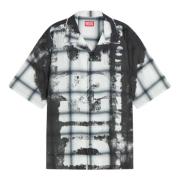 Short Sleeve Shirts Diesel , Black , Heren