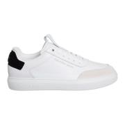 Leren Vetersluiting Sneakers Calvin Klein Jeans , White , Heren