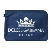 Clutches Dolce & Gabbana , Blue , Heren