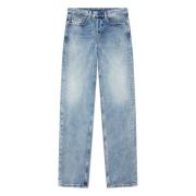 Straight Jeans - 2001 D-Macro Diesel , Blue , Heren