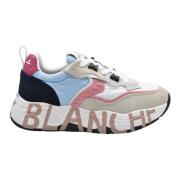 Sneakers Voile Blanche , Multicolor , Dames
