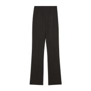 Chique Zwarte Slim Fit Broek Patrizia Pepe , Black , Dames