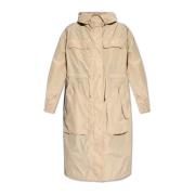 Mantio parka Moncler , Beige , Dames