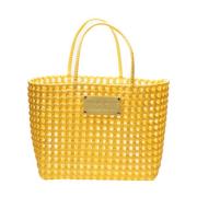 Tote Bags Msgm , Yellow , Dames
