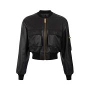 Leather Jackets Elisabetta Franchi , Black , Dames