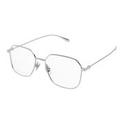 Silver Eyewear Frames Gucci , Gray , Unisex