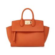 Handbags Salvatore Ferragamo , Orange , Dames