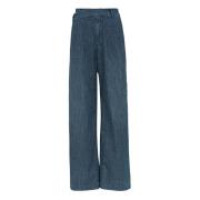 Wide Jeans Adriano Goldschmied , Blue , Dames