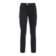 Slim-fit Jeans Moschino , Black , Dames