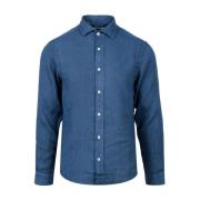 Casual Shirts Roy Roger's , Blue , Heren