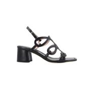 High Heel Sandals Anna F. , Black , Dames