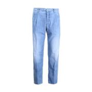 Straight Jeans Incotex , Blue , Heren