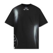 T-shirt met logo Ader Error , Black , Unisex