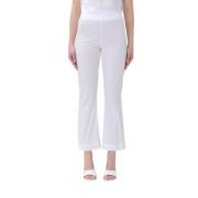 Cropped Trousers Liviana Conti , White , Dames