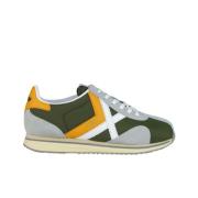 Retro Casual Leren Sneakers Munich , Multicolor , Heren