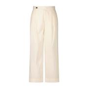 Wide Trousers Liviana Conti , Beige , Dames