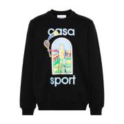 Sweatshirts Casablanca , Black , Heren