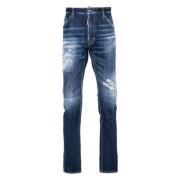 Slim Fit Jeans Dsquared2 , Blue , Heren