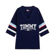 V-neck Knitwear Tommy Hilfiger , Blue , Heren