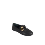 Zwarte Ketting Loafer Mocassin Schoenen Chloé , Black , Dames