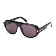 Aviator zonnebril Tom Ford , Black , Heren