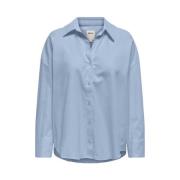 Cashmere Blue Solo Shirt Geweven Only , Blue , Dames