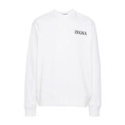 Sweatshirts Ermenegildo Zegna , White , Heren