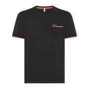 T-Shirts Sun68 , Black , Heren