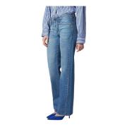 Straight Jeans Ballantyne , Blue , Dames