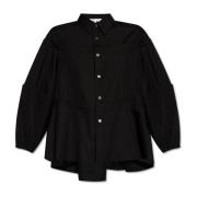 Katoenen shirt met vintage effect Comme des Garçons , Black , Dames